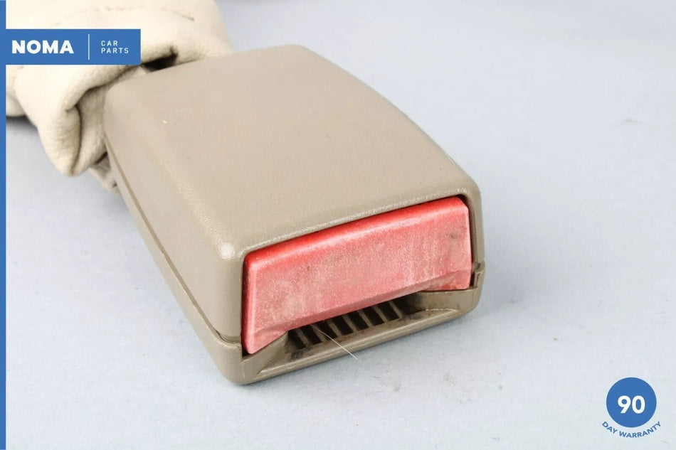 03-10 Jaguar X350 XJ8 XF S-Type Right Passenger Side Seat Belt Buckle Beige OEM