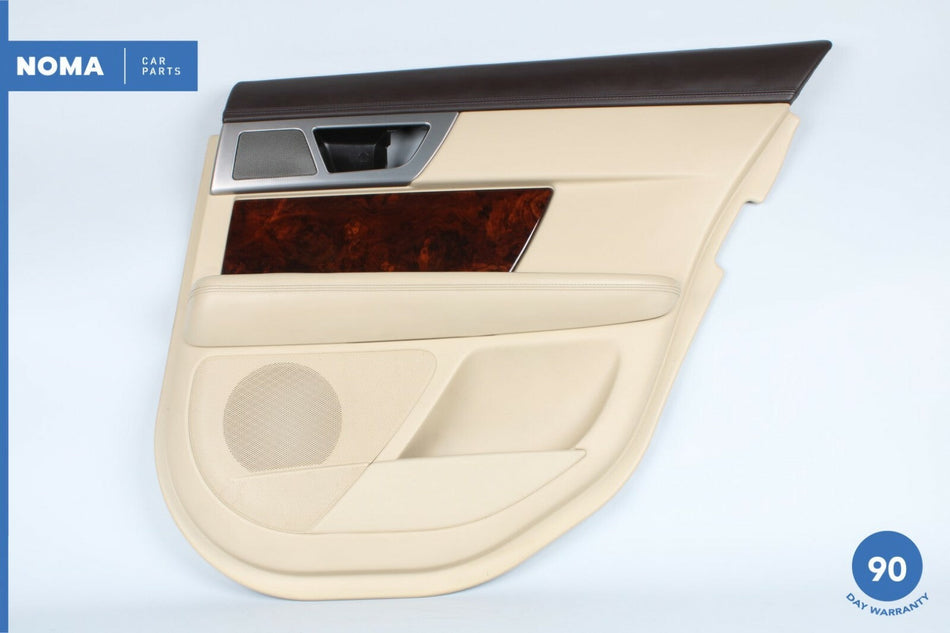 09-11 Jaguar XF XFR X250 Rear Right Interior Door Panel Color SEL Champagne OEM