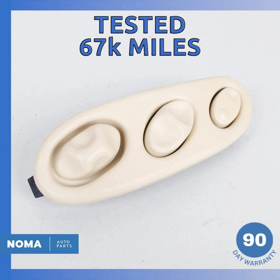 97-06 Jaguar X100 XK8 XKR Right Side Seat Control Switch Cream Beige OEM 67k