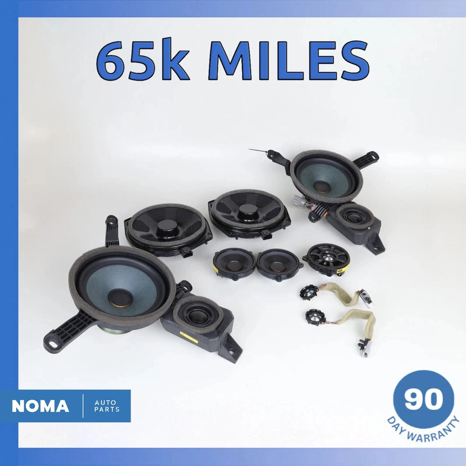 14-20 Jaguar X152 F-Type Front & Rear Premium Audio 1200W Speaker Set OEM 65k