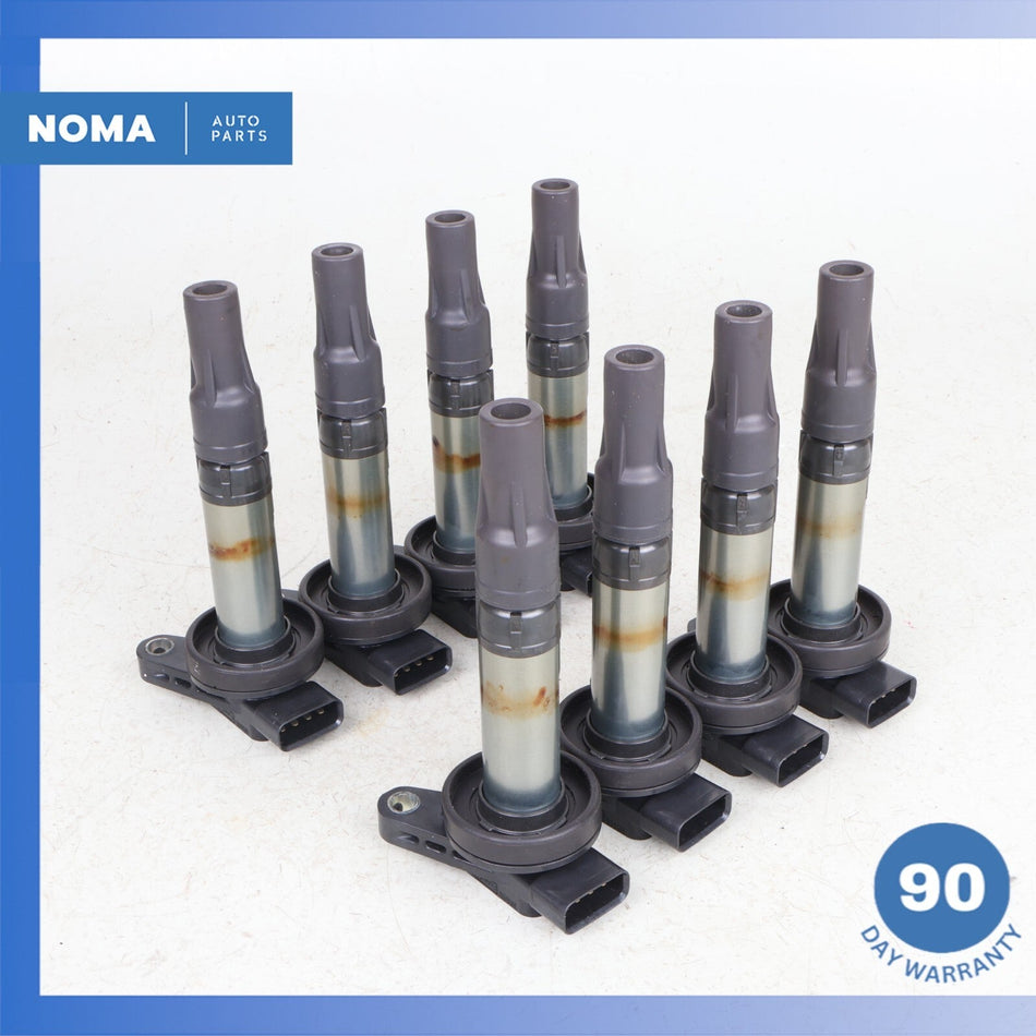 03-10 Jaguar X150 XK XF Engine Motor Ignition Coil Set of 8 6R8312A366AA OEM