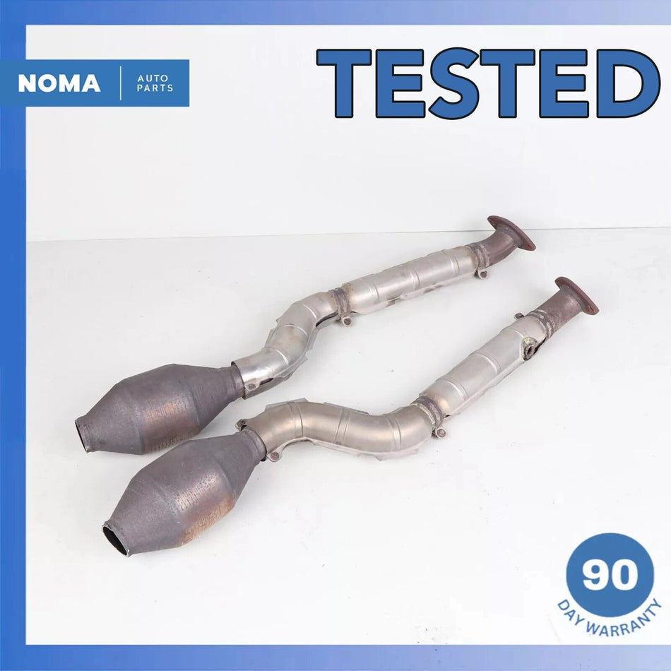 10-17 Lexus USF40 LS460 Left & Right Side Exhaust Downpipe Set OEM