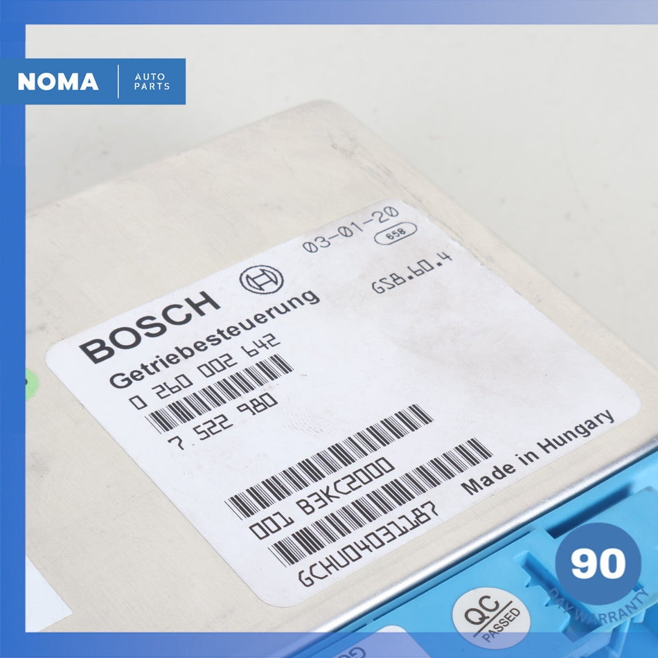 2003 BMW E85 Z4 TCU TCM Transmission Control Module Unit 24607522980 OEM