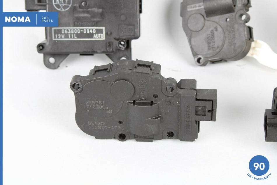 09-15 Jaguar XF XFR X250 HVAC AC A/C Heater Core Flap Actuator Motor Set OEM