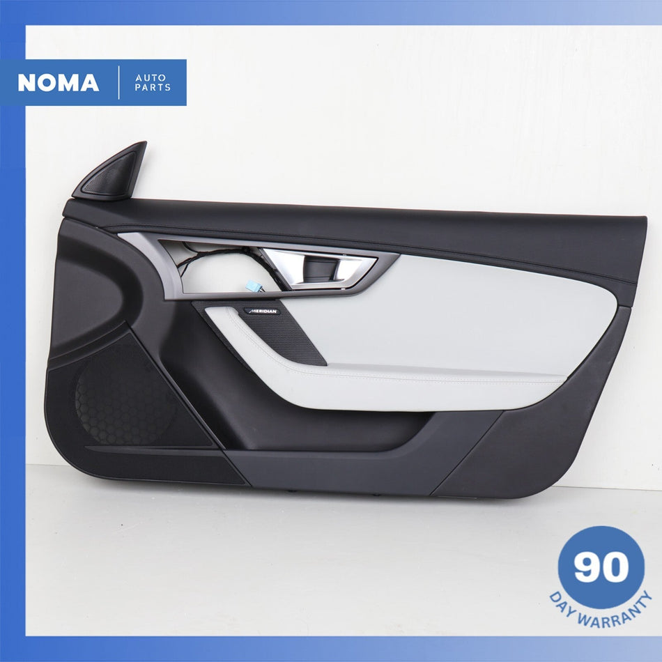 14-20 Jaguar X152 F-Type Right Passenger Side Interior Door Trim Panel Black OEM