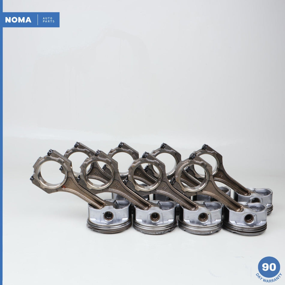 07-17 Lexus LS460 GS460 XF40 1UR-FSE Engine Piston Connecting Rod Set of 8 OEM