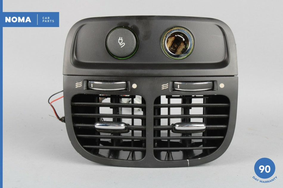 04-09 Jaguar XJ8 XJR VDP X350 Rear Center Console A/C Vent w/ Power Outlet OEM