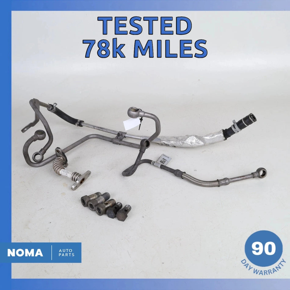 12-17 Discovery Sport L550 L538 XE 204PT Turbo Turbocharger Oil Line Set OEM 78k