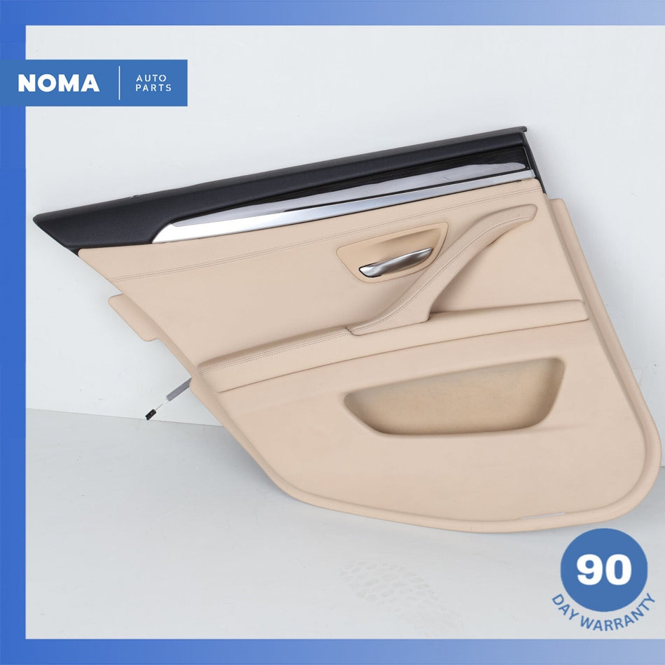 11-16 BMW F10 ActiveHybrid 5 Rear Left Side Interior Door Panel Assembly OEM