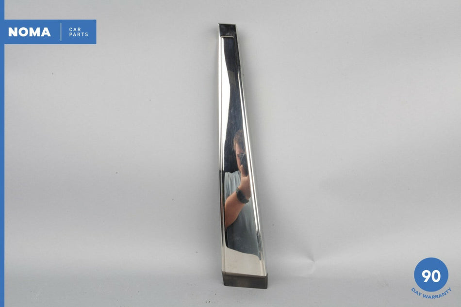 88-94 Jaguar XJ6 XJ40 Right Passenger Side Exterior B Pillar Molding Chrome OEM