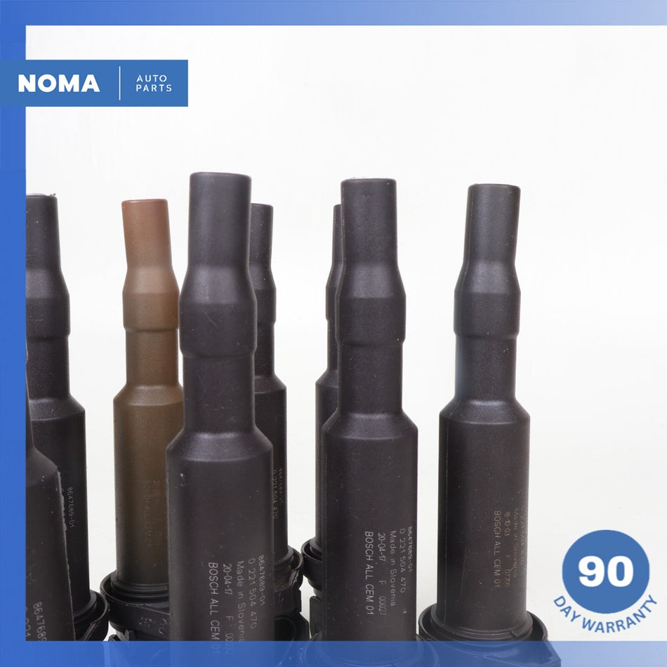 11-16 BMW F10 550i 4.4L V8 Ignition Coil Set of 8 12138647689 OEM