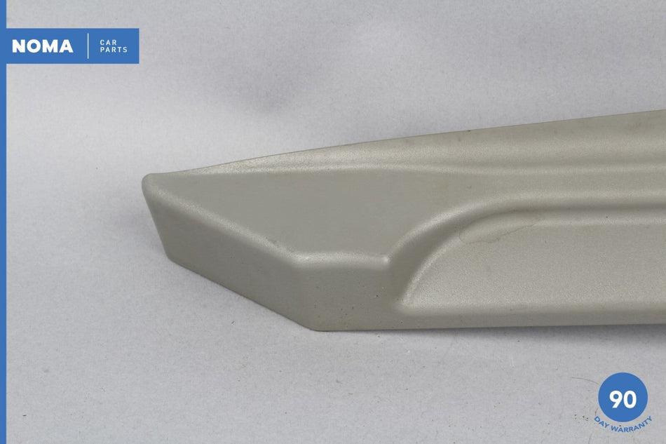 04-10 BMW 550i 530 E60 Front Left Side Seat Upper Rail Cover Trim OEM