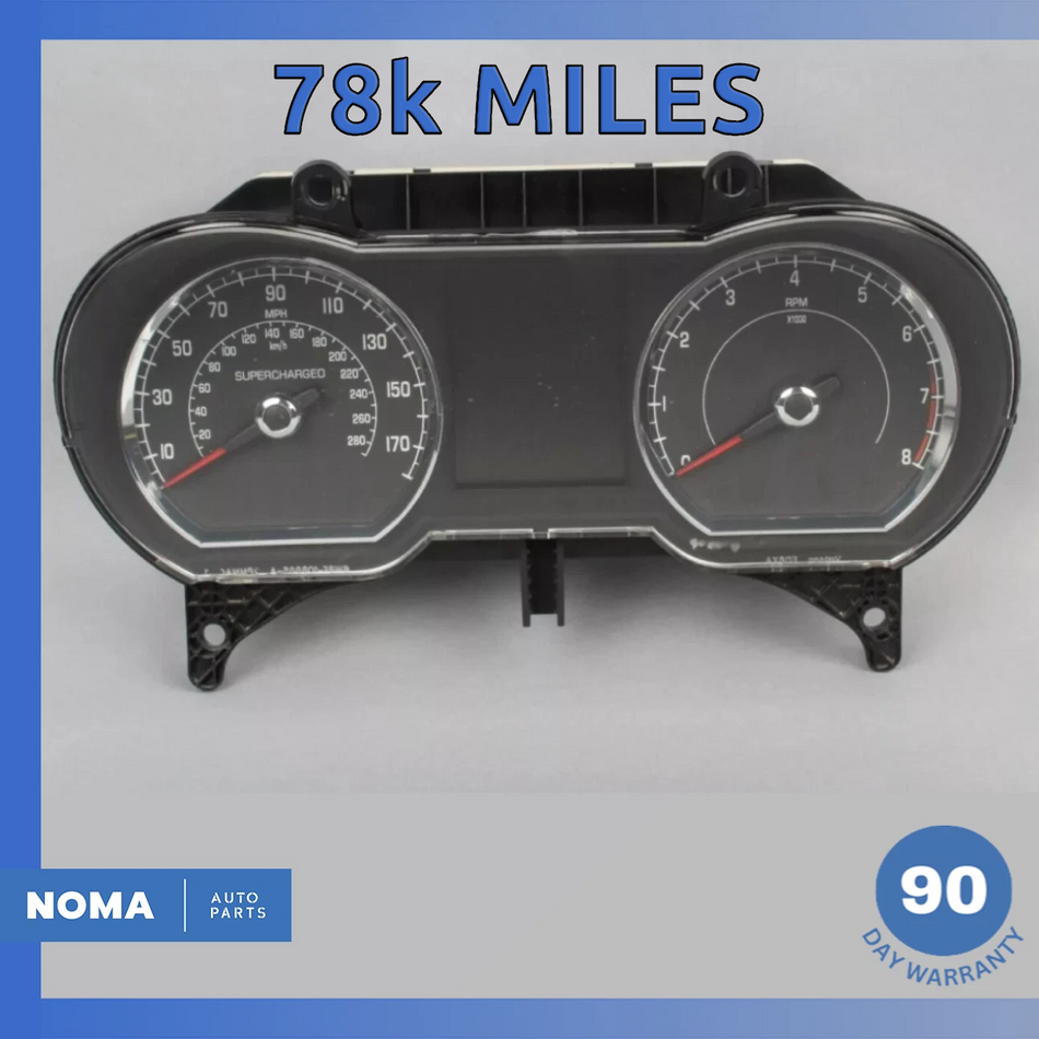 10-13 Jaguar X150 XKR 5.0L Supercharged Speedometer Instrument Cluster OEM 78k