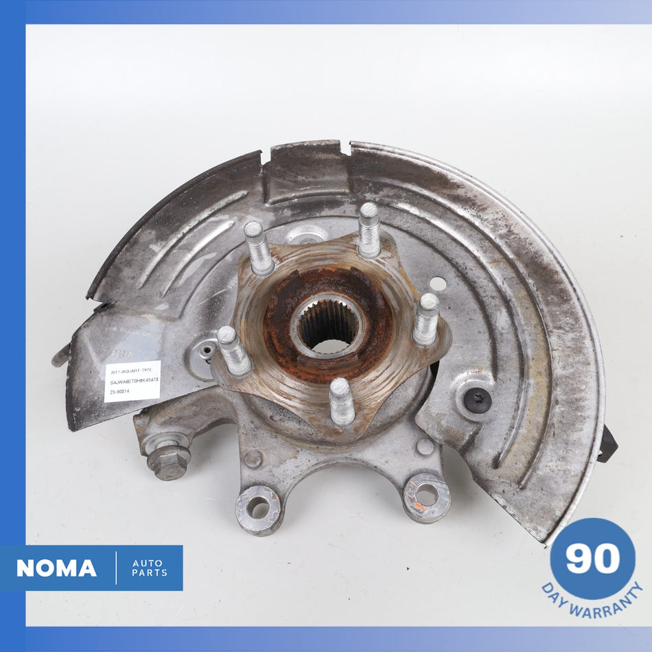 14-20 Jaguar X152 F-Type Rear Right Spindle Knuckle Hub w/ Shield OEM 22k