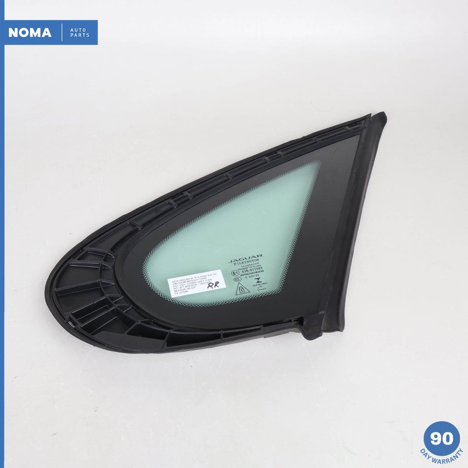 16-19 Jaguar X260 XF Sedan Rear Right Passenger Side Quarter Glass T2H7054 OEM