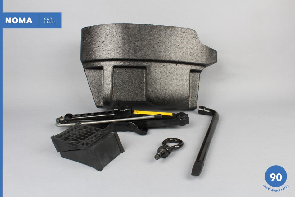 04-09 Jaguar XJ8 XJR VDP X350 X358 Emergency Spare Jack Tool Kit w/ Holder OEM