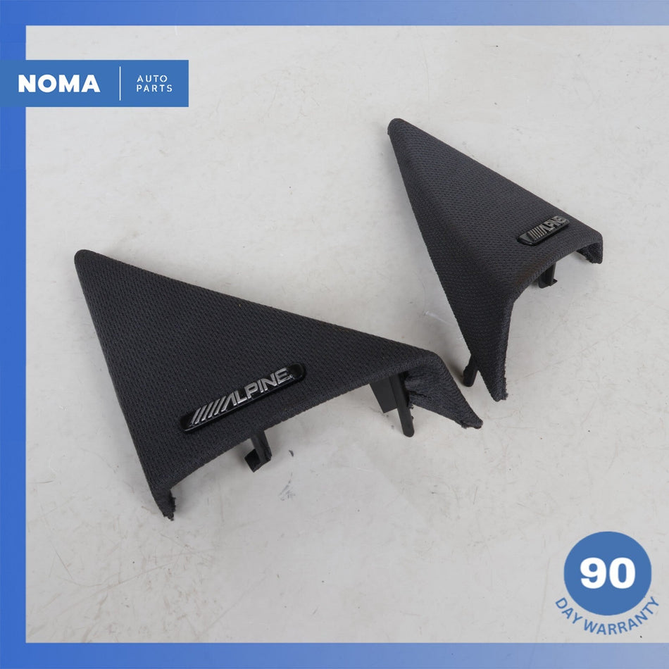 97-05 Jaguar X100 XK8 Right & Left Corner Tweeter Audio Speaker Cover Set OEM