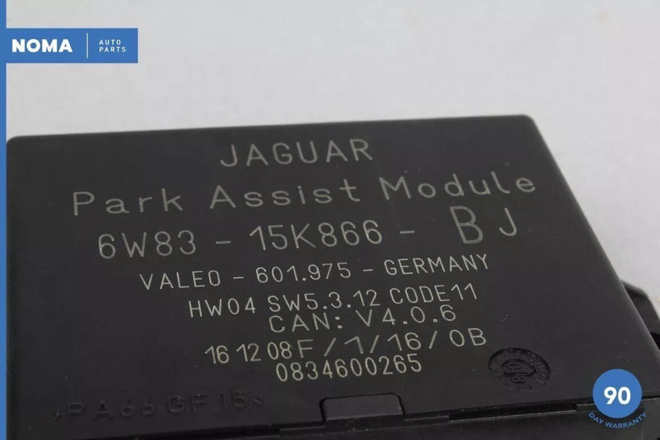 07-12 Jaguar X250 XF XFR Parking Aid Assist Control Module Unit 6W8315K866AD OEM