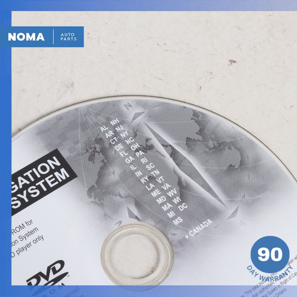 2007 Jaguar X150 XK Navigation System Disc DVD USA Canada 6W8310E898BB OEM