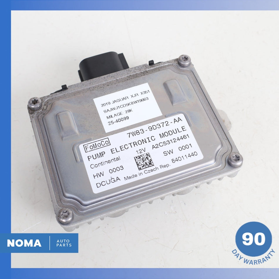 07-24 Jaguar X351 XJ F-Type XF Gas Fuel Pump Control Module 7W839D372AA OEM