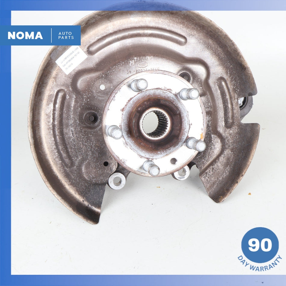 12-19 LR Range Rover Evoque L538 Rear Right Spindle Knuckle Hub w/ Shield OEM