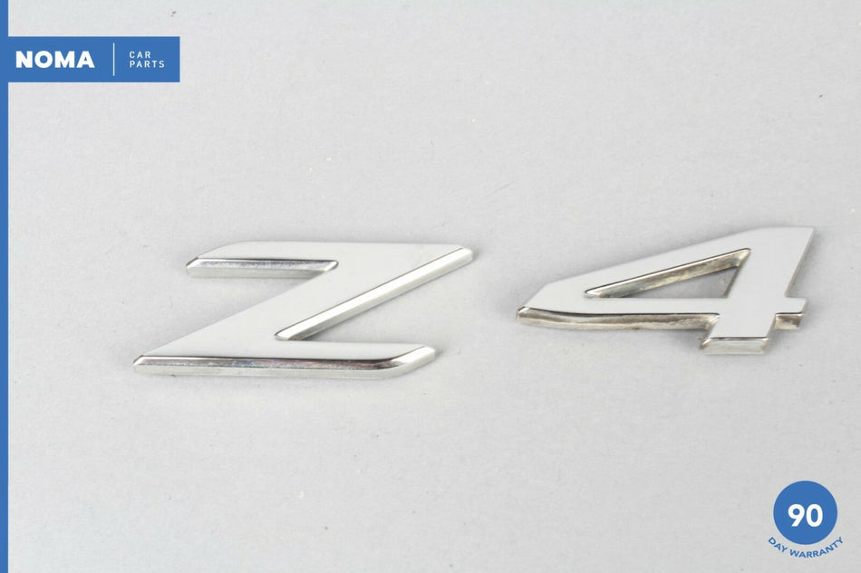03-08 BMW Z4 E85 Rear Trunk Hatch Boot Emblem Badge Logo Chrome 7114122 OEM