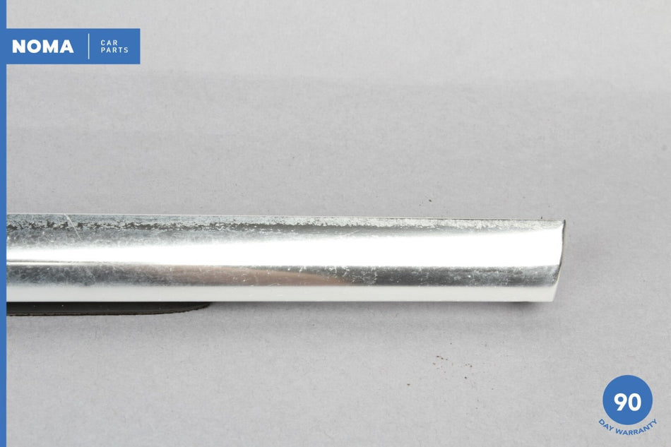 03-08 Jaguar S-Type X206 Rear Left Door Exterior Window Molding Seal Chrome OEM