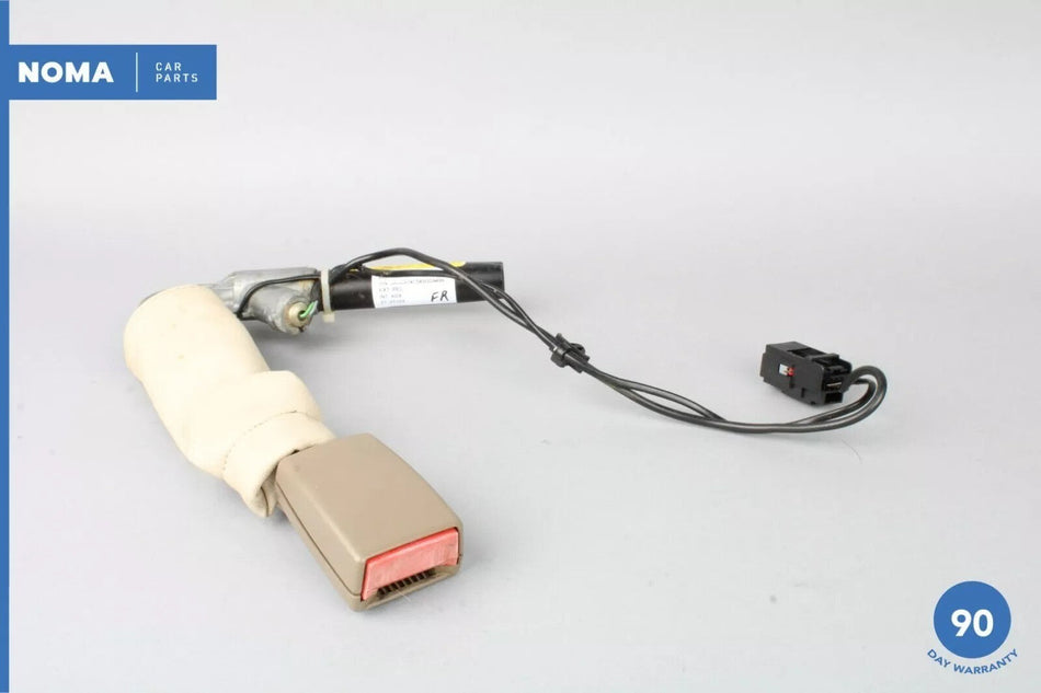 03-10 Jaguar X350 XJ8 XF S-Type Right Passenger Side Seat Belt Buckle Beige OEM