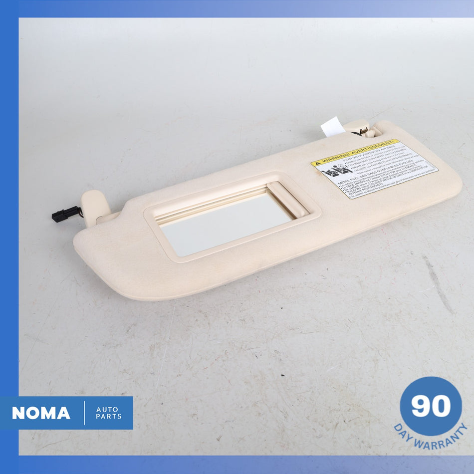 2016 Audi D4 A8 Left Illuminated Sunvisor Sun Visor Beige Suede 4H0857551F OEM