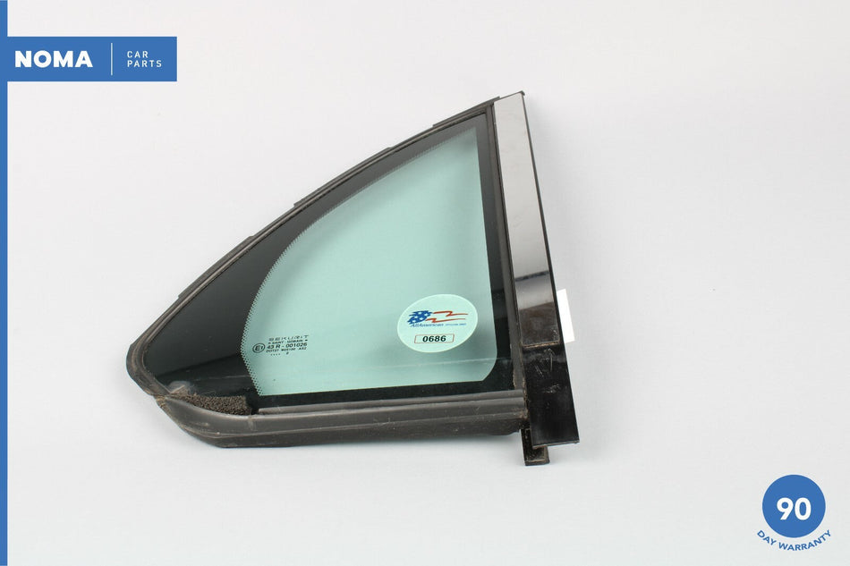 04-09 Jaguar XJ8 XJR VDP X350 X358 Rear Right Side Quarter Door Window Glass OEM