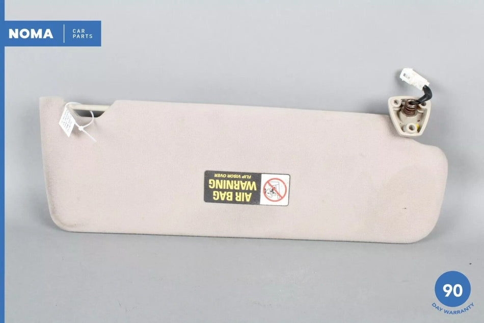 98-03 Jaguar X308 XJ8 XJR VDP Left Driver Side Sun Visor Shade Beige OEM