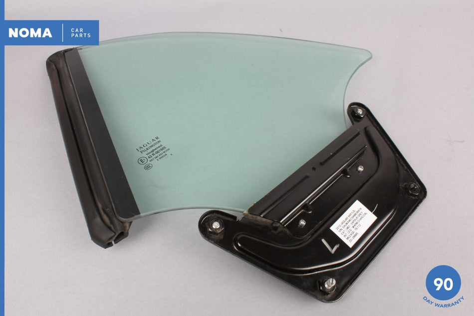 07-15 Jaguar XKR XK X150 Convertible Rear Left Side Quarter Window Glass OEM