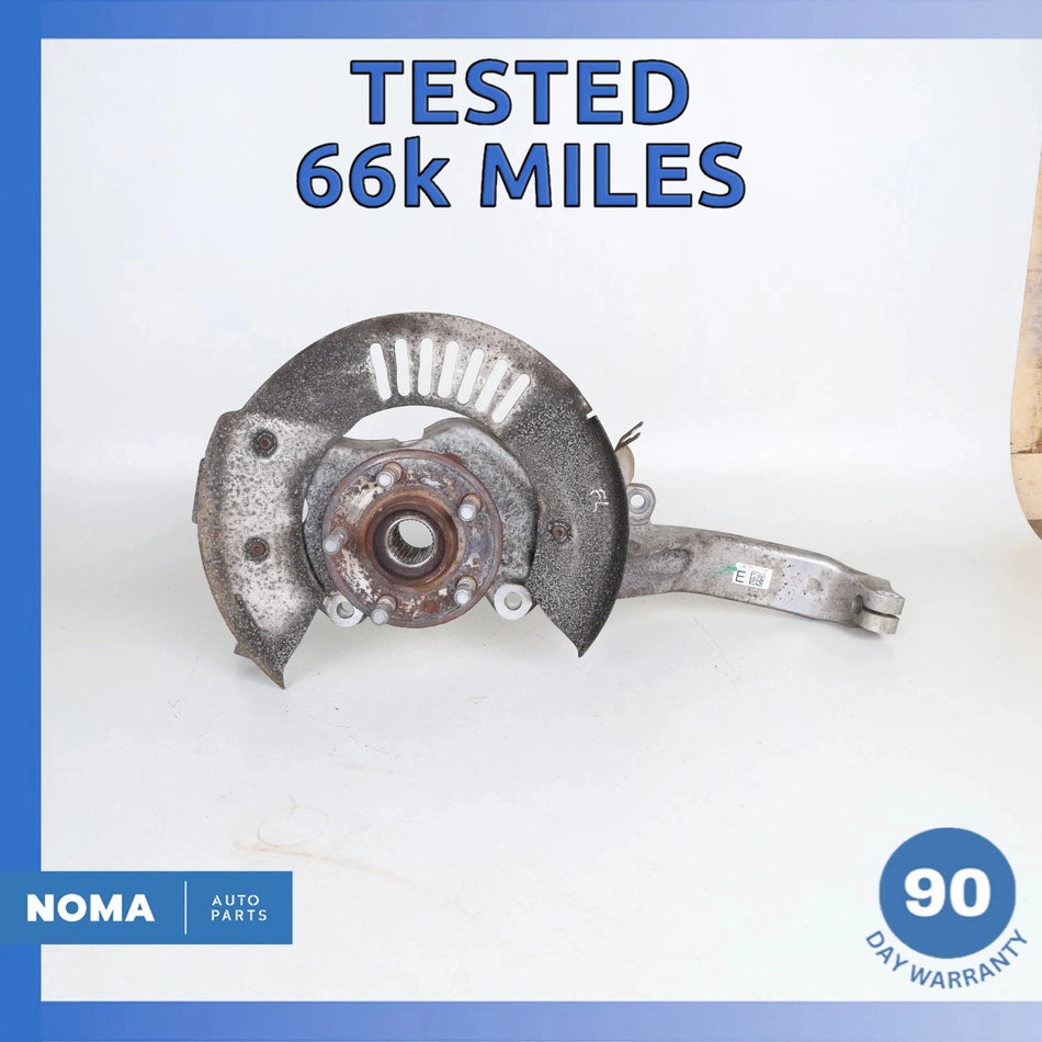 18-21 Jaguar X761 F-Pace Velar Front Left Spindle Knuckle Hub w/ Shield OEM 66k