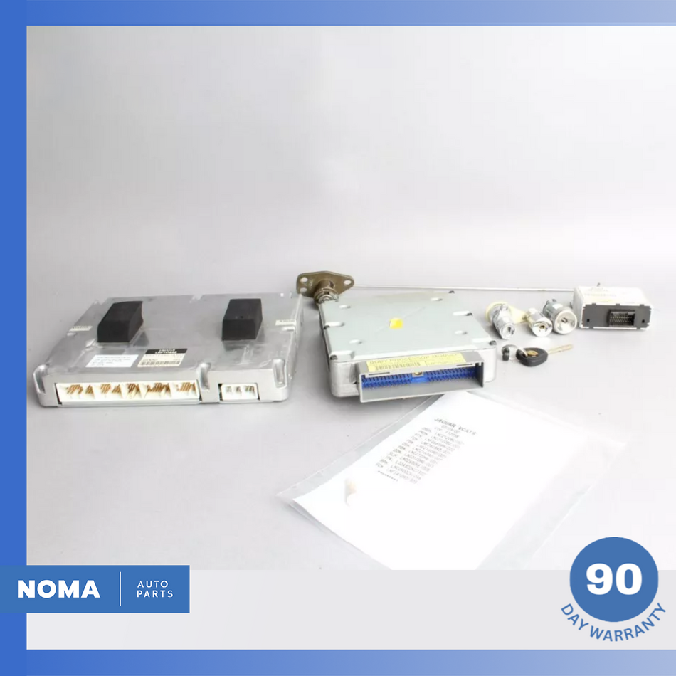 2000 Jaguar X308 XJR 4.0 S/C ECU BCM Computer Modules w/ Lock Set OEM