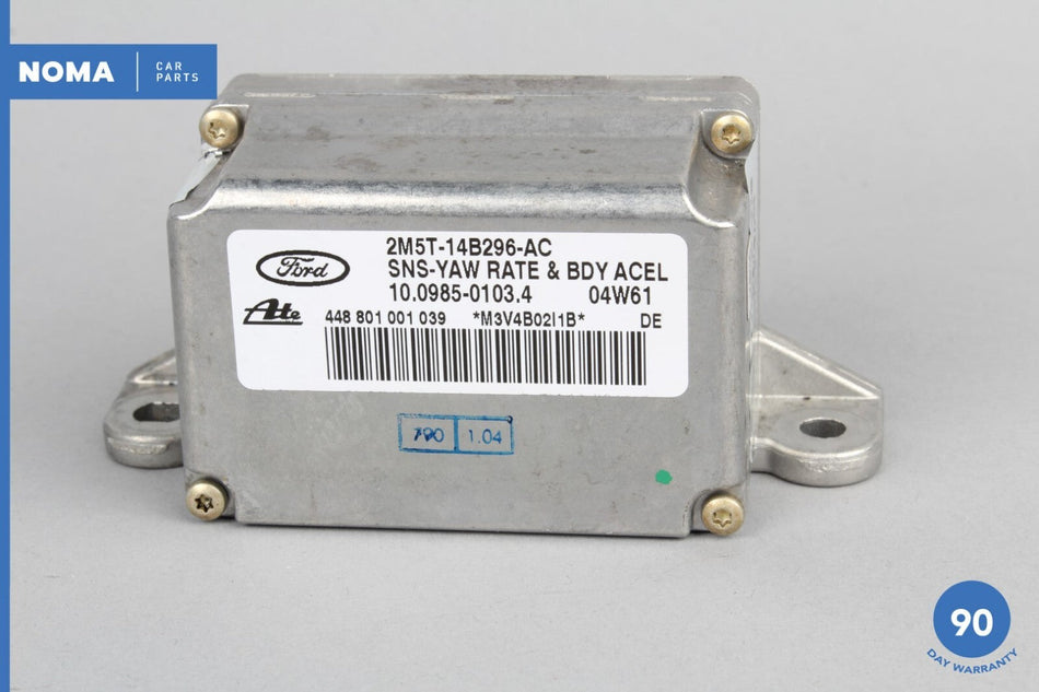 03-08 Jaguar X204 S-Type YAW Rate Body Sensor Module Unit 2M5T14B296AC OEM