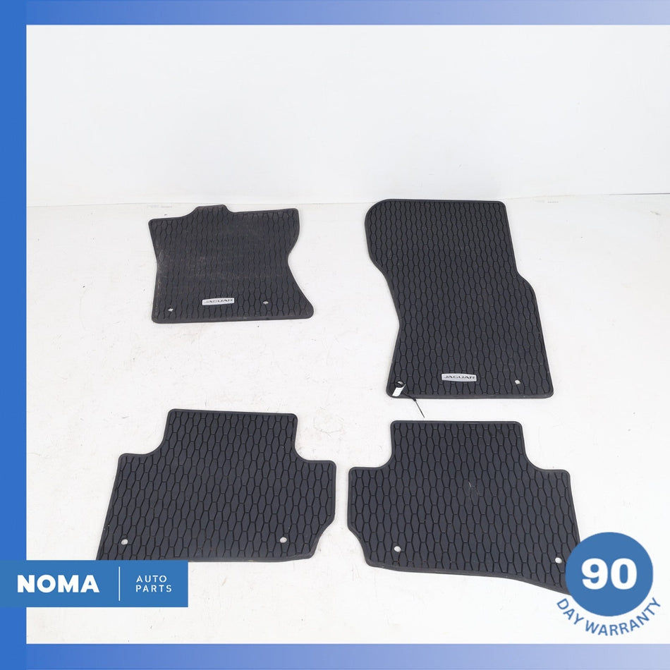 17-23 Jaguar X761 F-Pace Front & Rear Left & Right Floor Rubber Mat Set OEM