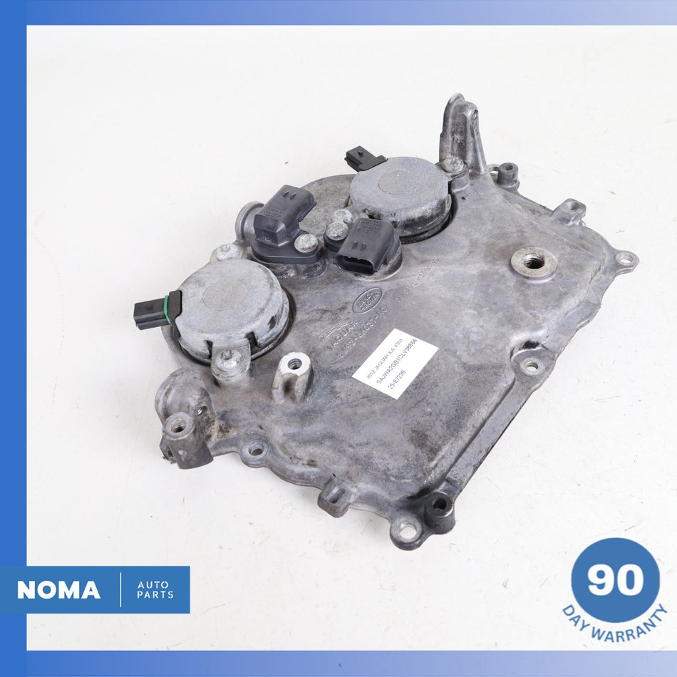 10-23 Jaguar X351 XJ XF Range Rover Left Side Engine Timing Chain Cover OEM