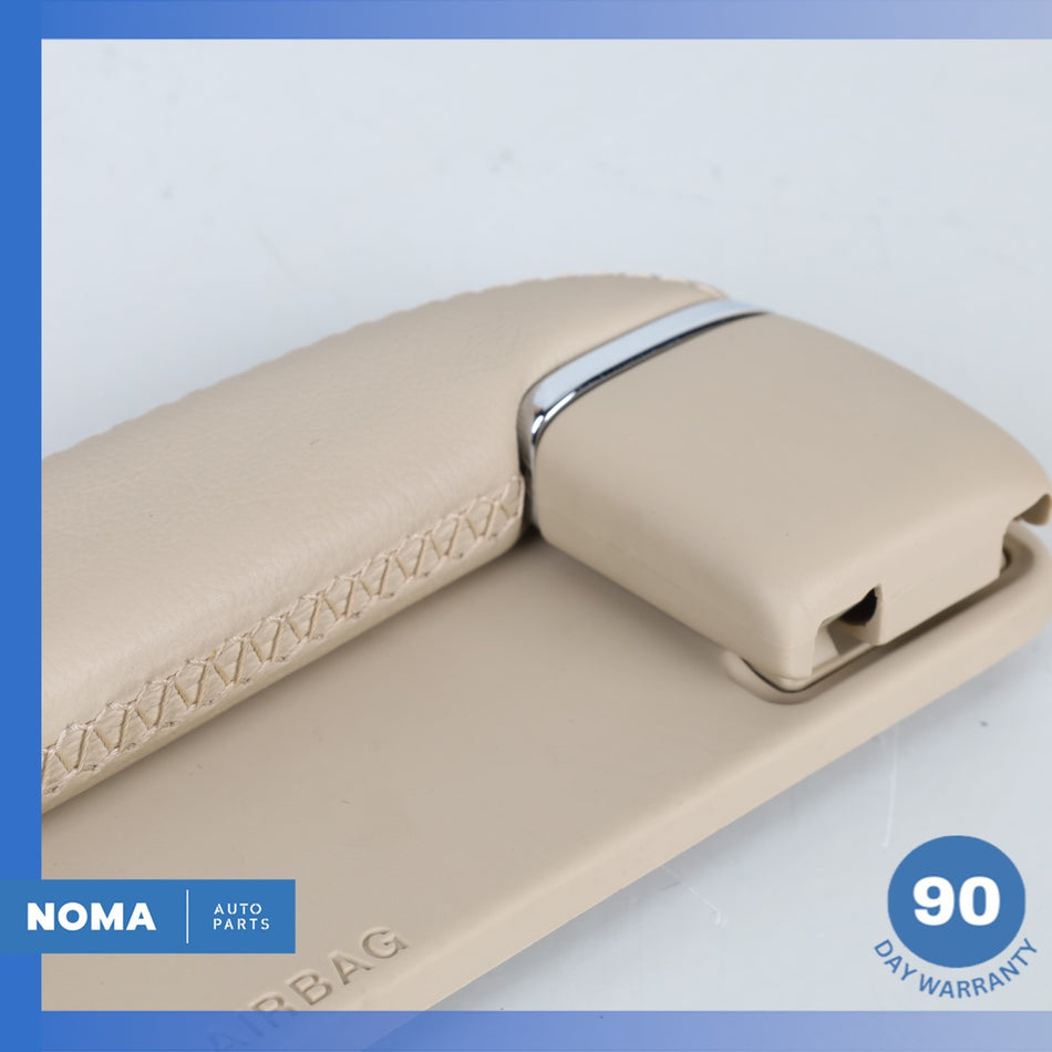 2006 Jaguar X350 XJ8 Front Left or Right Side Roof Grab Handle Beige OEM
