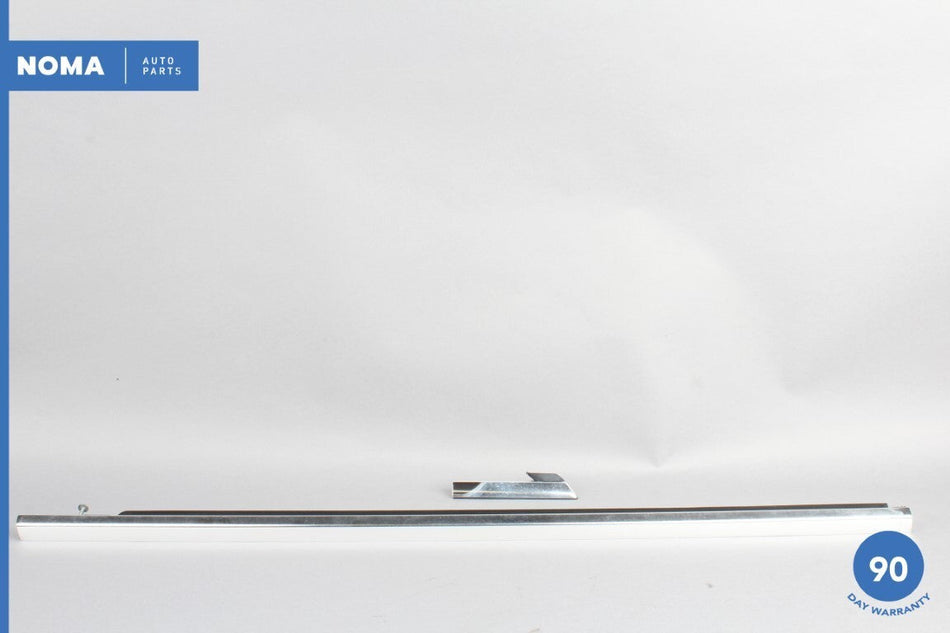 10-18 Jaguar XJ XJL X351 Front Right Door Exterior Window Molding Set Chrome OEM