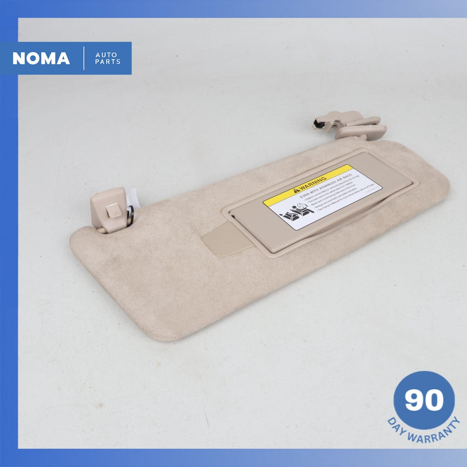 08-15 Jaguar X150 XK XKR Right Passenger Sunvisor Sun Visor Shade Suede OEM