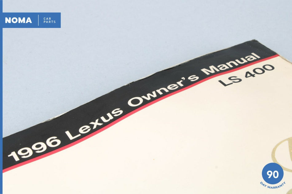 1996 Lexus LS400 UCF20 XF20 Owner's Manual Handbook 01999-50487 OEM