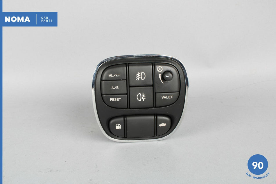 06-09 Jaguar XJ8 VDP X358 Dash Fog Light Dim Valet Fuel Trunk Master Switch OEM