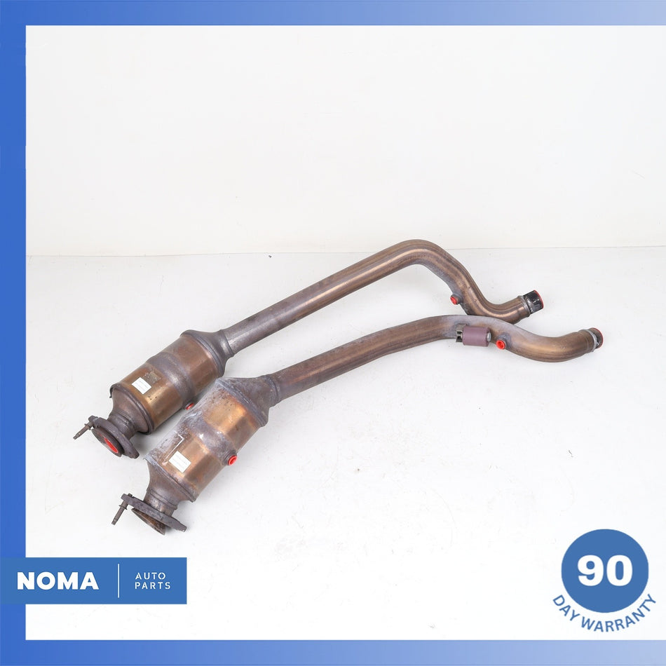 16-19 Jaguar X351 XJL XJ 3.0L Left & Right Side Exhaust Downpipe Set OEM
