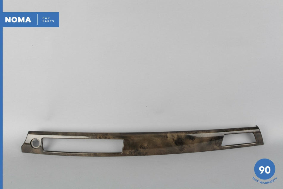 07-10 BMW 335i E92 Front Upper Center Dash Board Wood Trim Panel 7132851 OEM