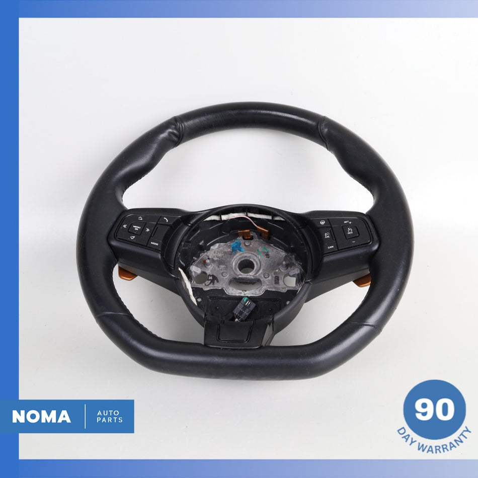 14-20 Jaguar X152 F-Type Sport Steering Wheel w/ Paddle Shifters Black OEM