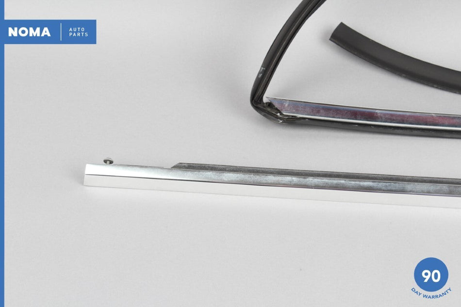 10-19 Jaguar XJL X351 LWB Rear Left Door Exterior Window Seal & Molding Set OEM
