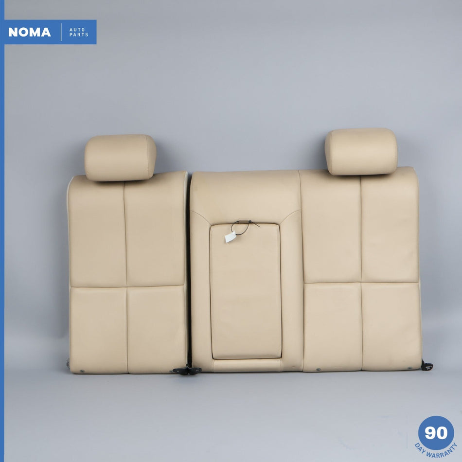 05-08 Jaguar S-Type X204 Rear Seat Upper Top Cushion Leather Champagne SEL OEM