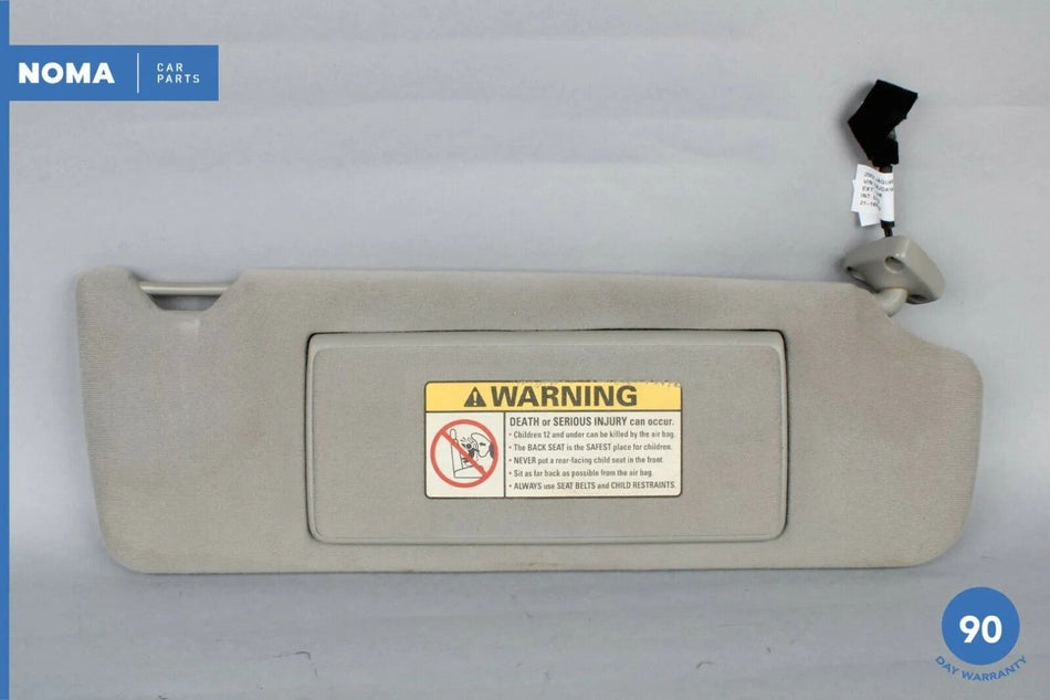 98-03 Jaguar X308 XJ8 XJR VDP Right Passenger Side Sun Visor Shade Gray OEM