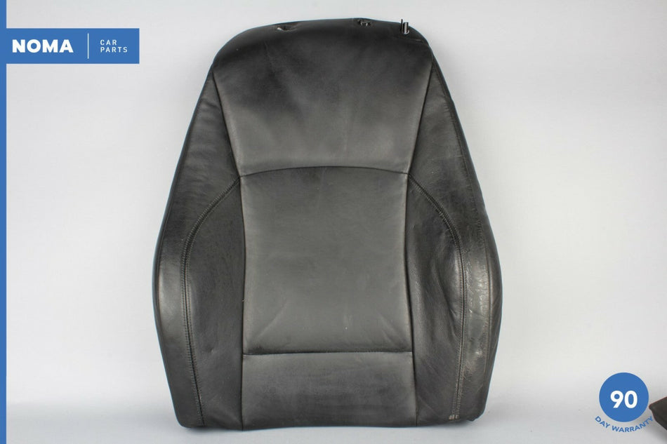 03-08 BMW Z4 E85 Front Left Driver Seat Upper Top Seat Cushion Leather Black OEM