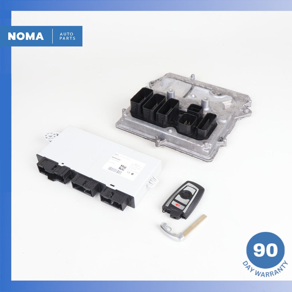 12-16 BMW ActiveHybrid 5 7 DME ECU Engine Computer CAS Module Key Set OEM